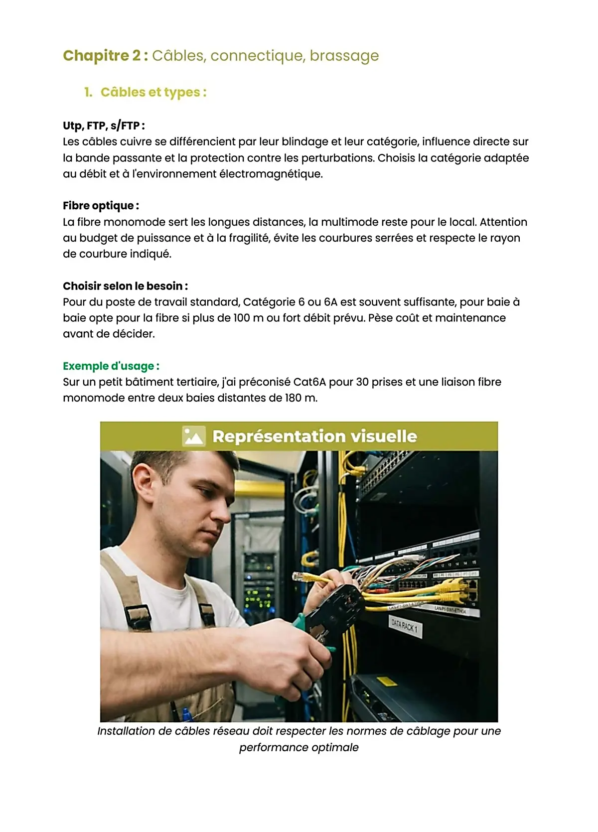 Example Fiche de Révision BP Électricien